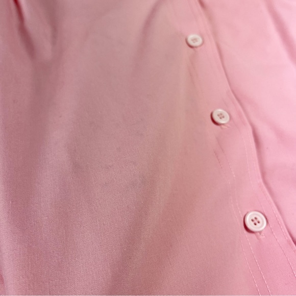 Vintage 80s Jacket Womens size 18 Pink Button Front Made in USA - Picture 5 of 11